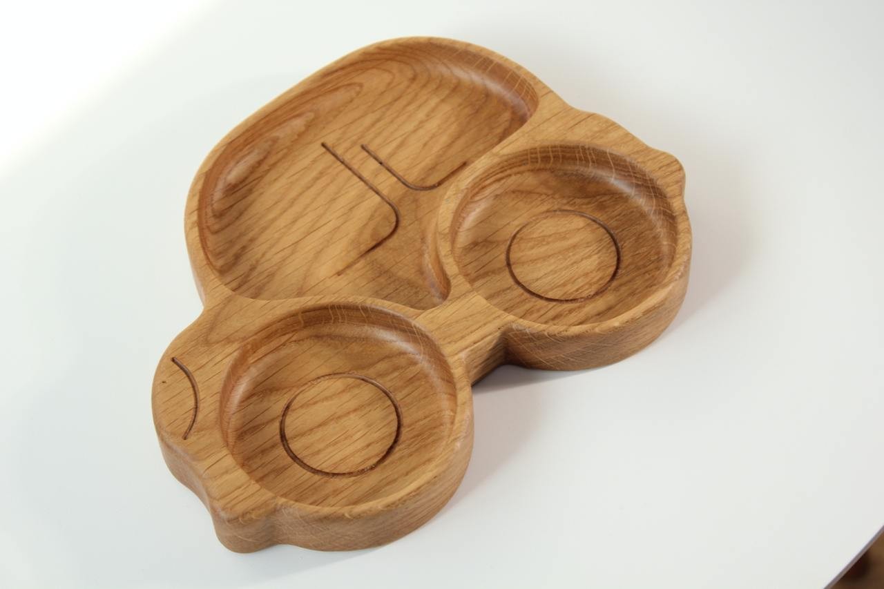 Wooden Plate For Kids - Car