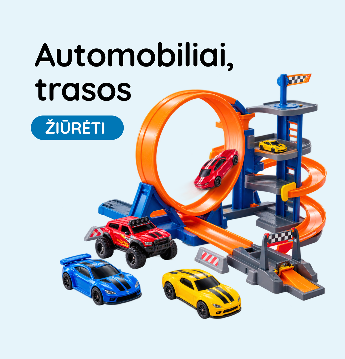 Automobiliai, trasos
