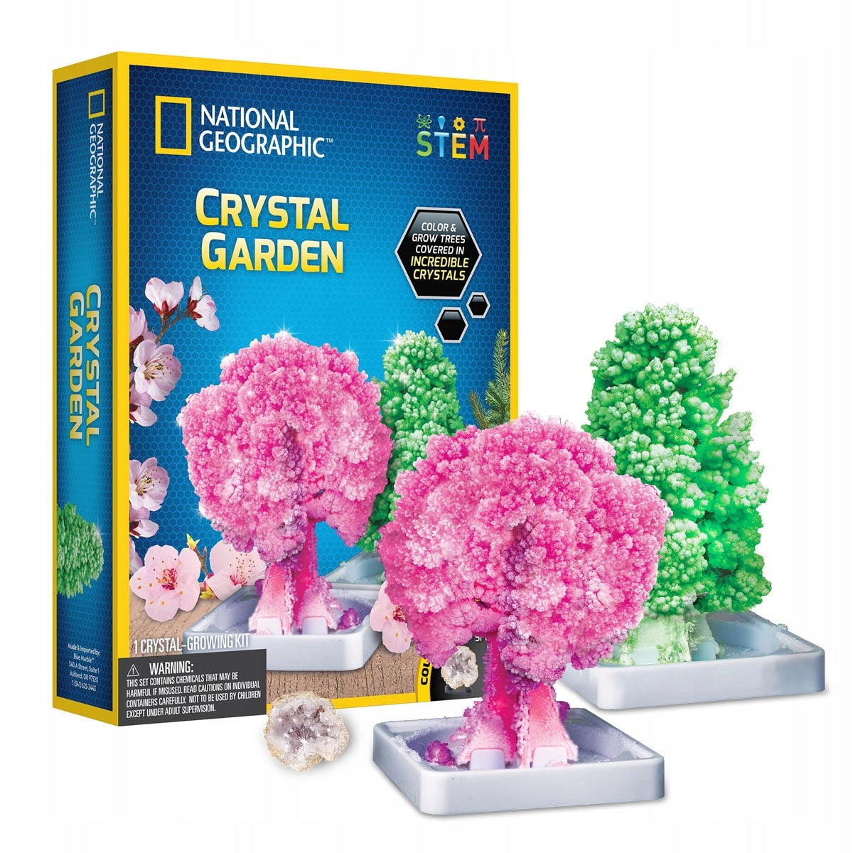 National Geographic Crystal Garden kristalų sodas, 2 medeliai