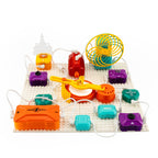 click4TOYS SCIENCE CIRCUIT elektronikos laboratorija, 46 detalės, 177+ eksperimentai