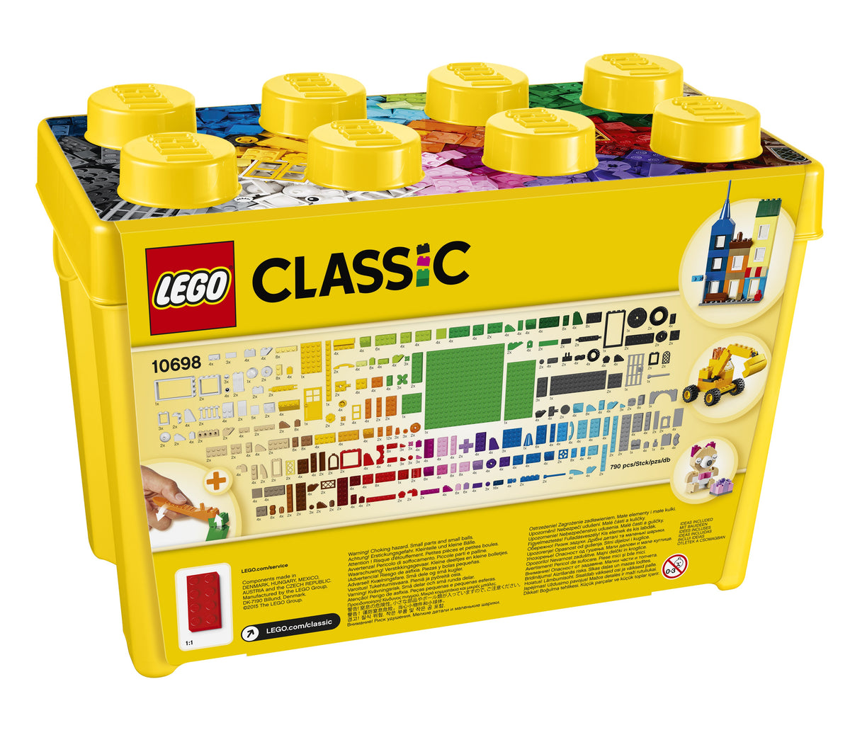 LEGO Classic 10698 Didelė kūrybinė kaladėlių dėžė