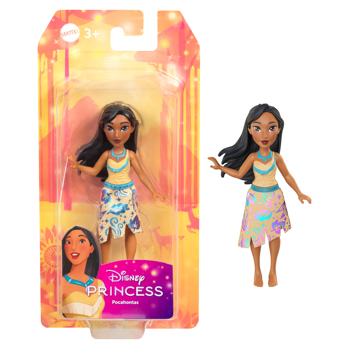 DISNEY PRINCESS mini lėlytė (HPL55)
