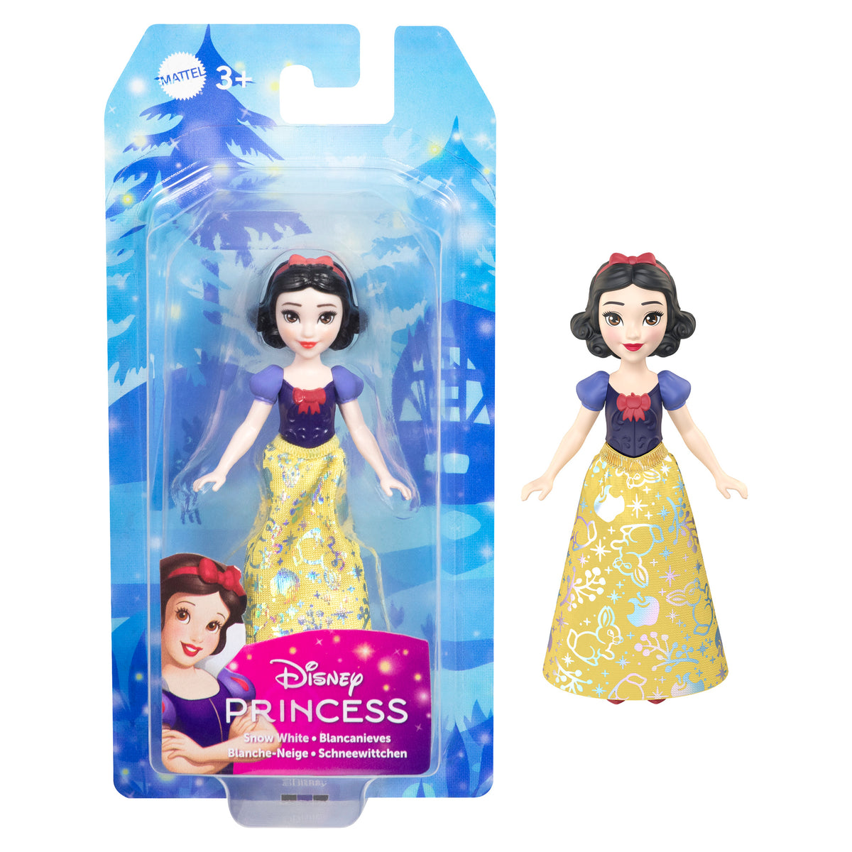 DISNEY PRINCESS mini lėlytė (HPL55)