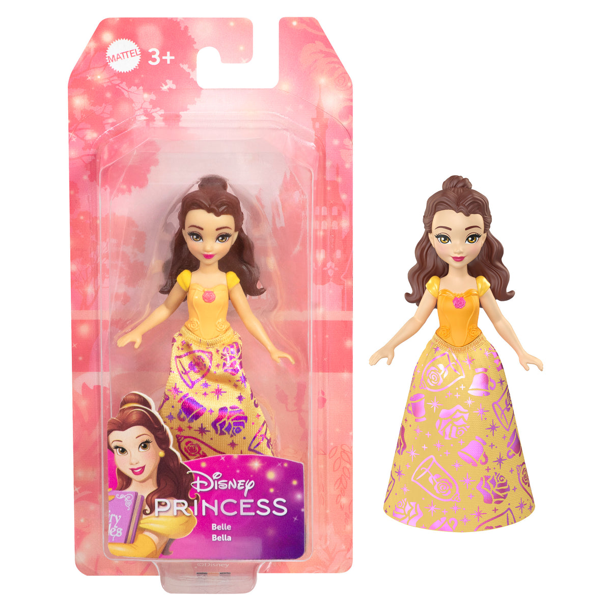 DISNEY PRINCESS mini lėlytė (HPL55)