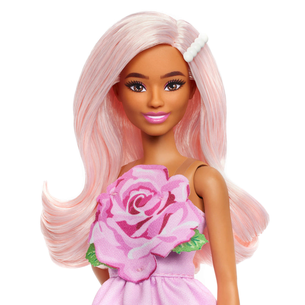 BARBIE madistė rožine suknele (HYT94)