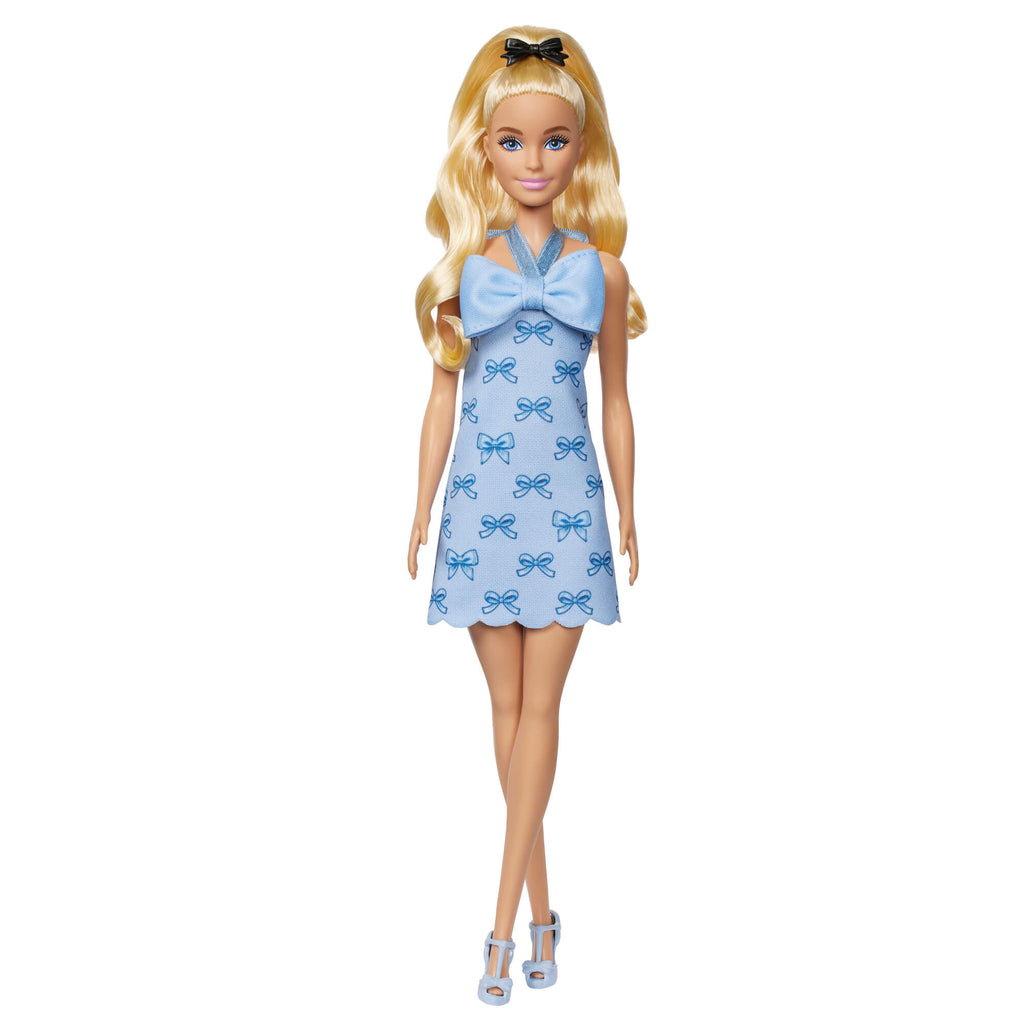 BARBIE madistė melsva suknele (HYT93)