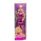 BARBIE madistė blizgančia rožine suknele (HYT88)