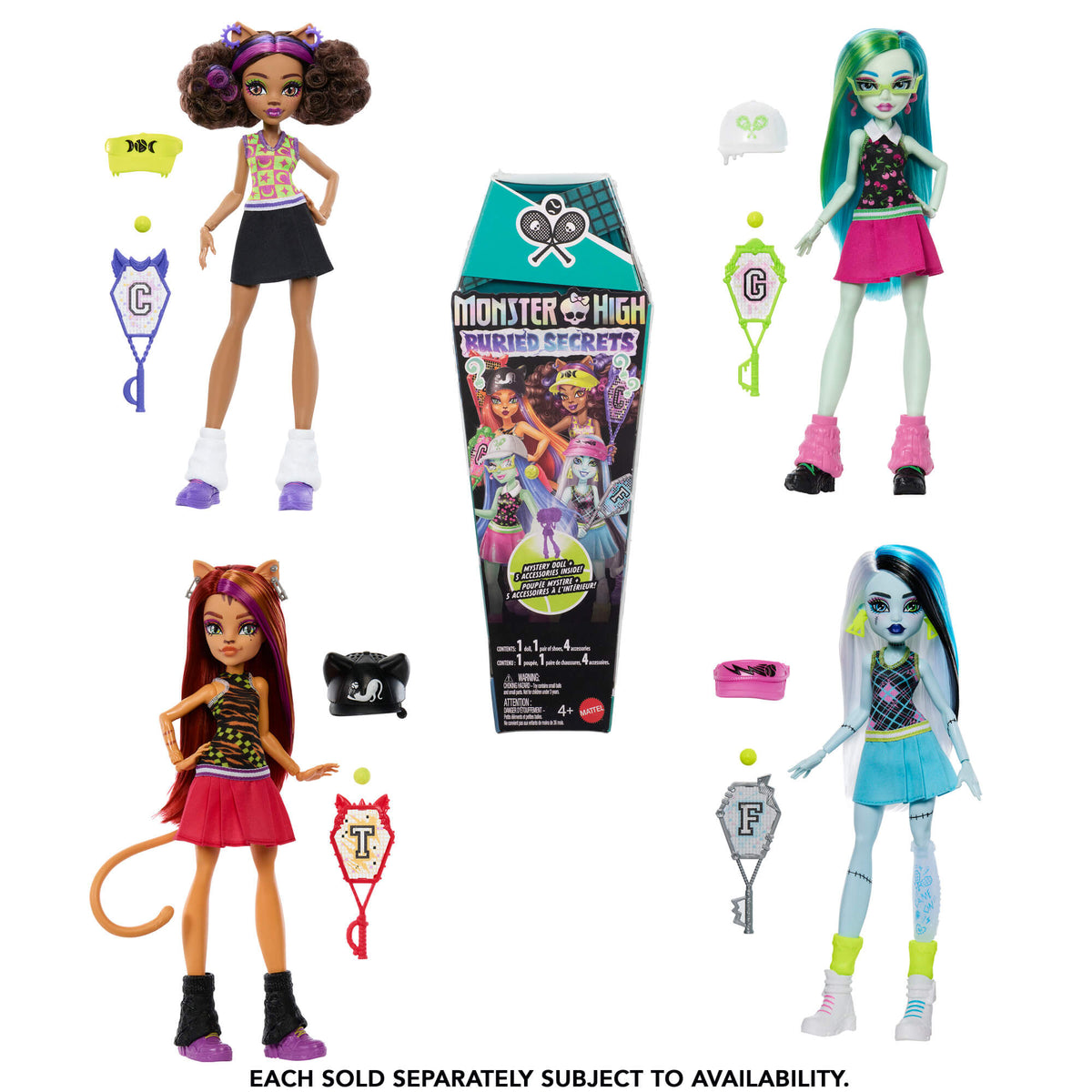 MONSTER HIGH BURRIED SECRETS siurprizas (HYV64)