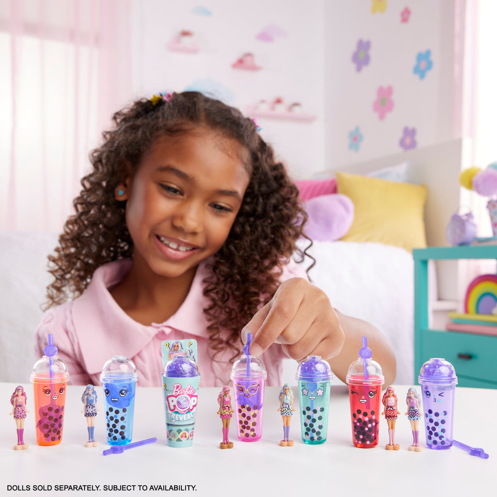 BARBIELAND POP REVEAL mini siurprizas - burbulinės arbatos serija (JCR22)