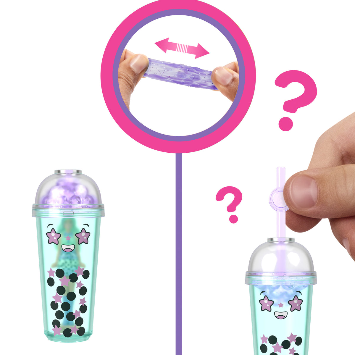 BARBIELAND POP REVEAL mini siurprizas - burbulinės arbatos serija (JCR22)