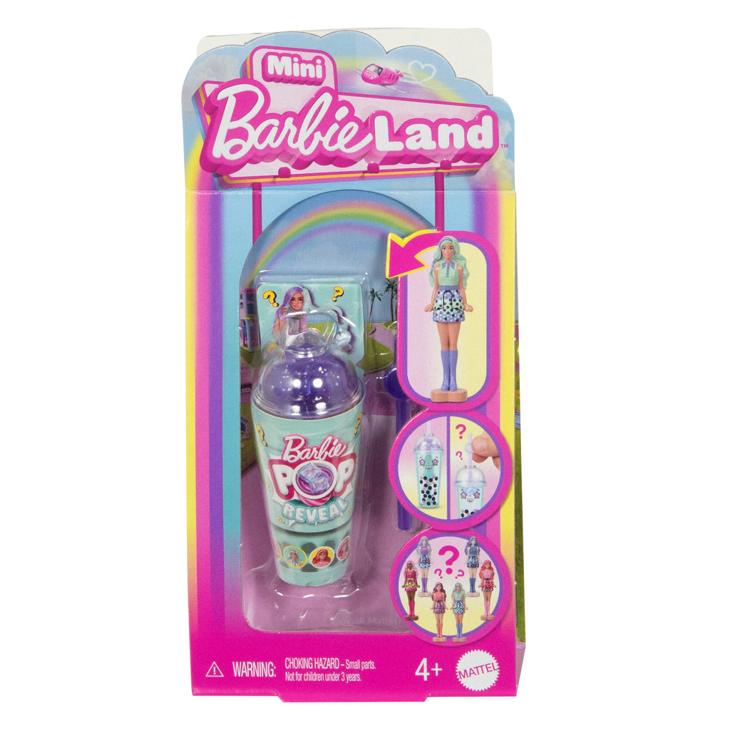 BARBIELAND POP REVEAL mini siurprizas - burbulinės arbatos serija (JCR22)