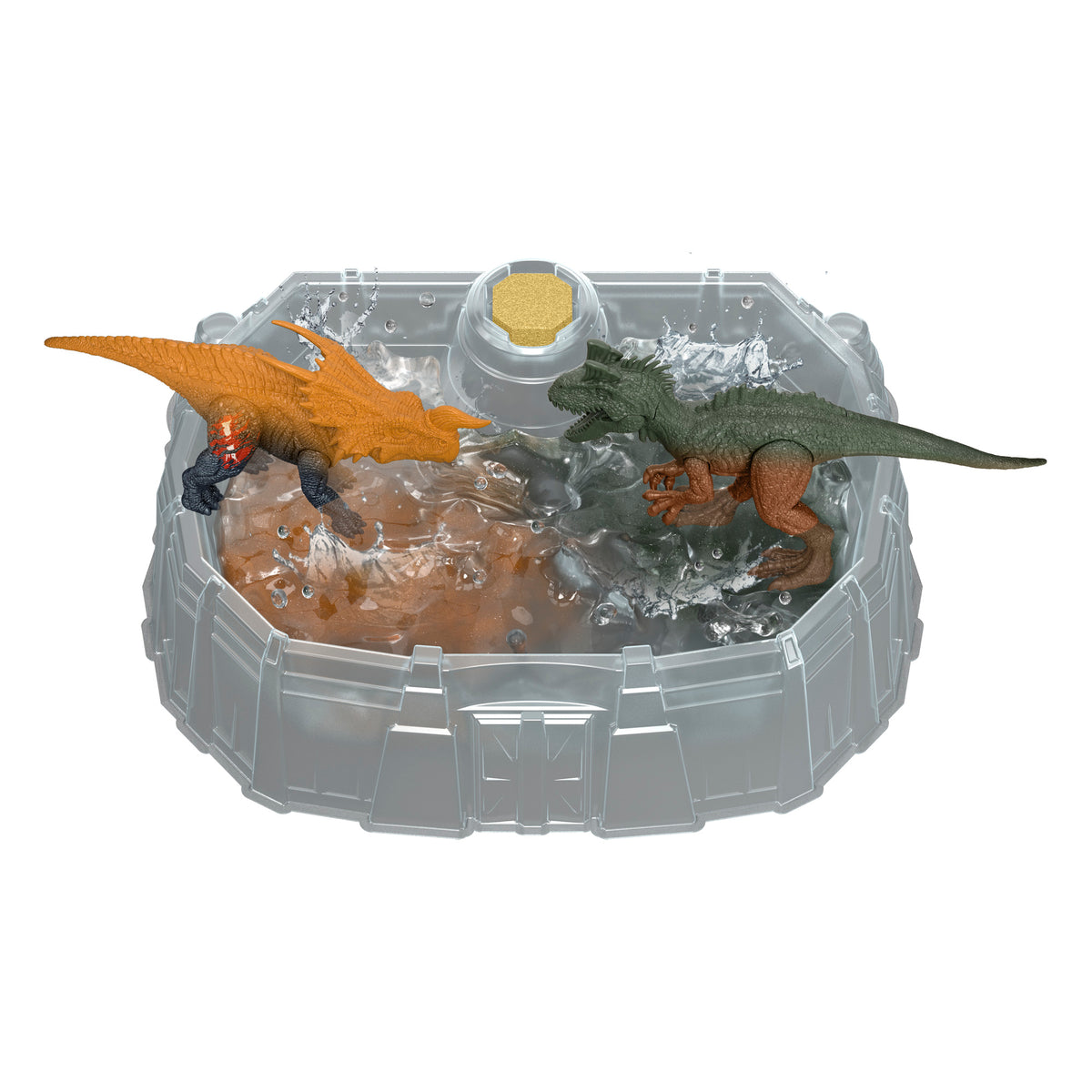 JURASSIC WORLD rinkinys su spalvų keitimo funkcija – Kovų arena (JDC59)