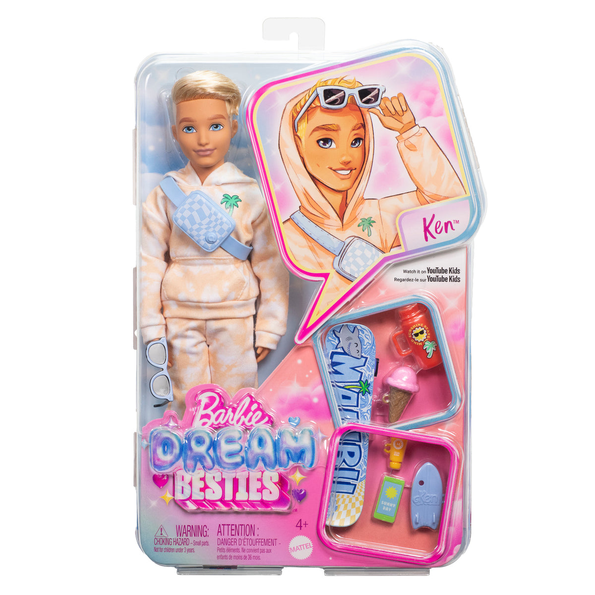 BARBIE DREAM BESTIES lėlė Ken (JDD75)