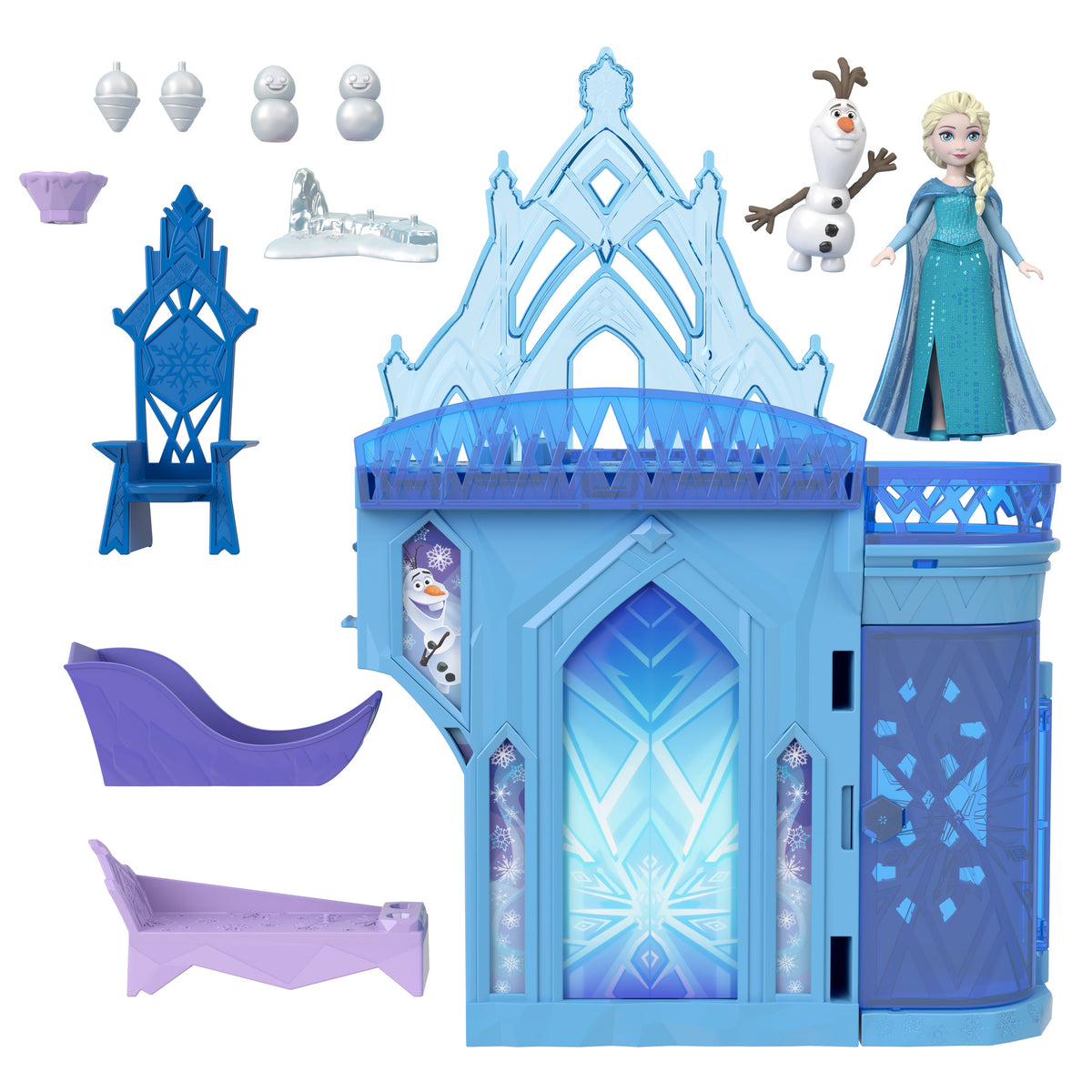 DISNEY FROZEN mažesnio dydžio Elza ir ledo rūmai (JDP63)