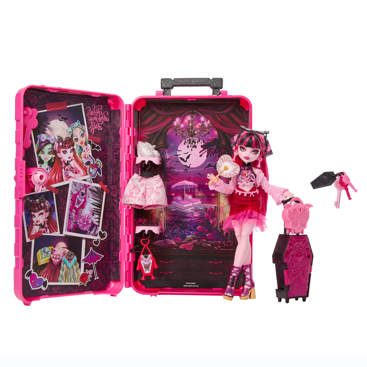 MONSTER HIGH SKULLTIMATE SECRETS Drakulauros rinkinys (JDR50)