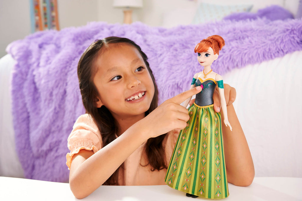 DISNEY FROZEN dainuojanti lėlė Ana (JDX53)
