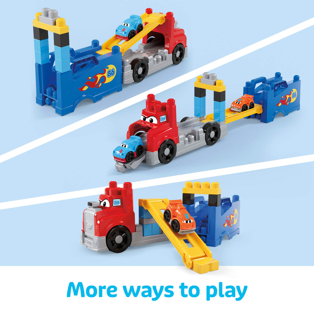MEGA BLOKS konstruktorius – sunkvežimis su trasa (JFR29)