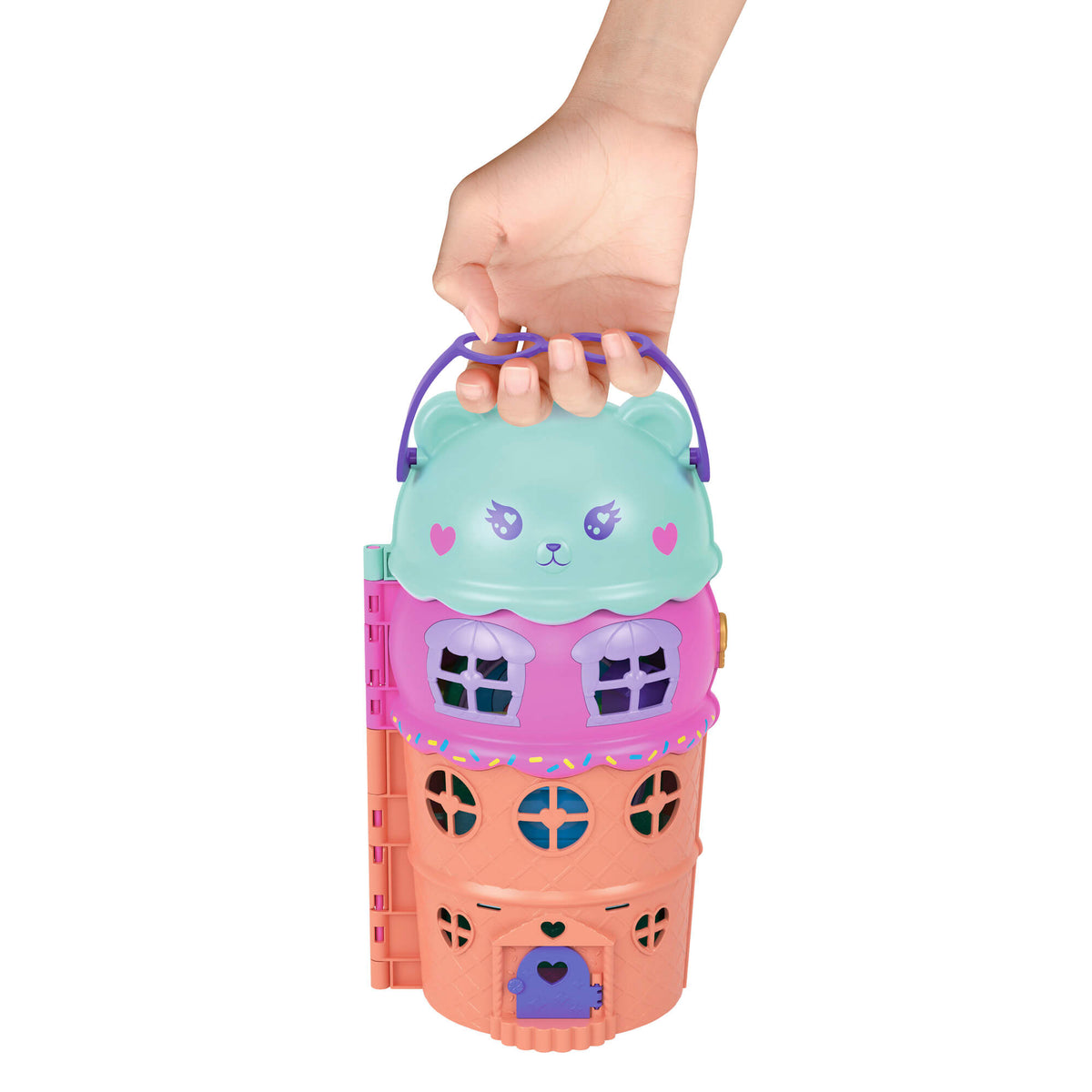 POLLY POCKET ICE CREAM HOUSE pramogų rinkinys (JFT91)