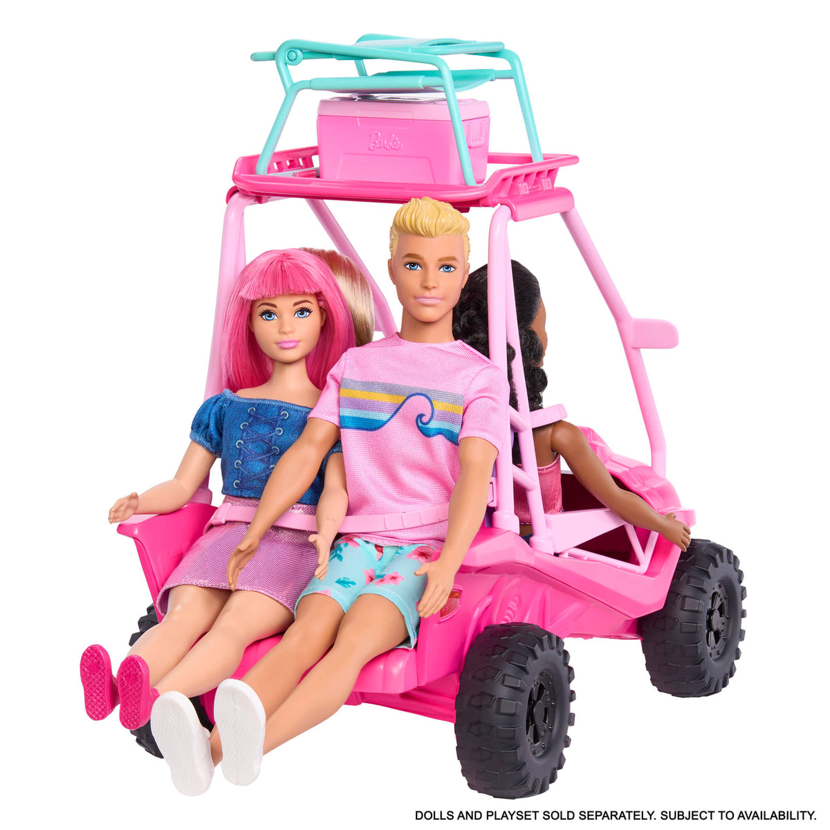 BARBIE MYSTERIES BEACH BUGGY paplūdimio automobilis (JFV68)