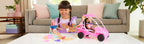 BARBIE MYSTERIES BEACH BUGGY paplūdimio automobilis (JFV68)