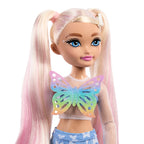 BARBIE DREAM BESTIES ROLLER SKATE lėlė – Malibu (JFX96)