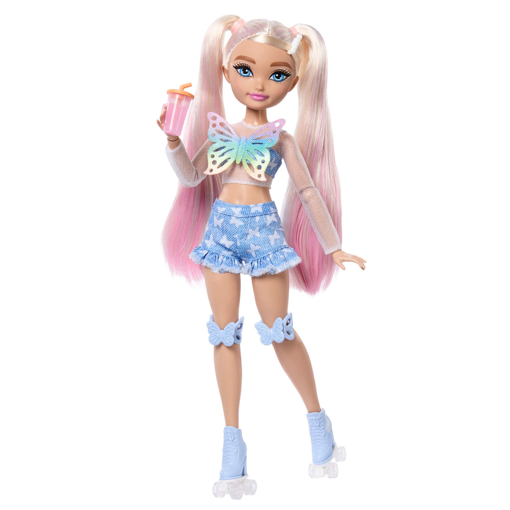 BARBIE DREAM BESTIES ROLLER SKATE lėlė – Malibu (JFX96)