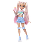 BARBIE DREAM BESTIES ROLLER SKATE lėlė – Malibu (JFX96)