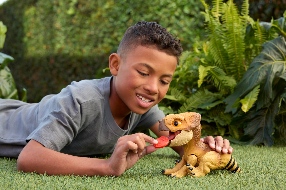 JURASSIC WORLD interaktyvus dinozauras – Aquilops (JGC01)
