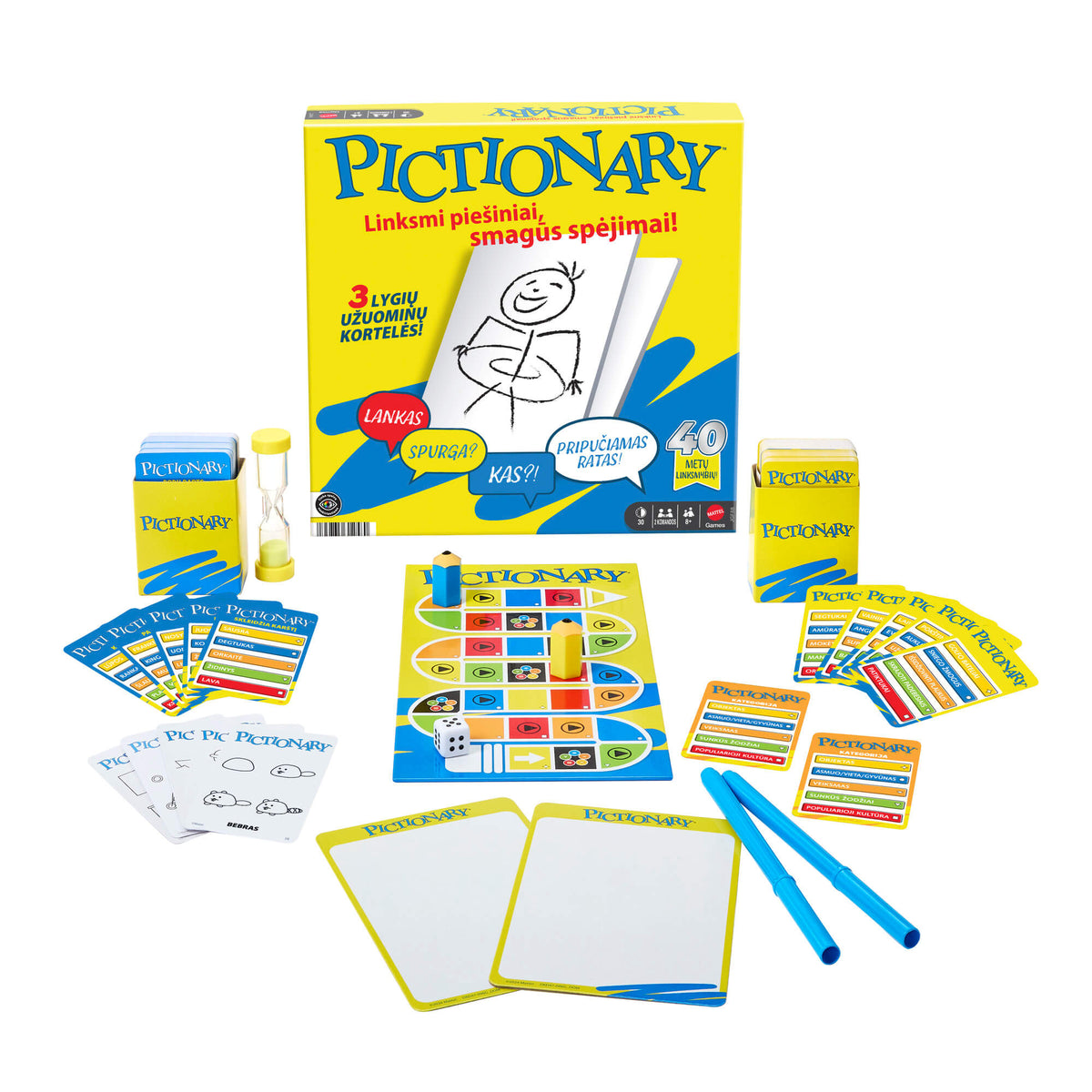 Stalo žaidimas PICTIONARY (lietuvių kalba) (JGF68)