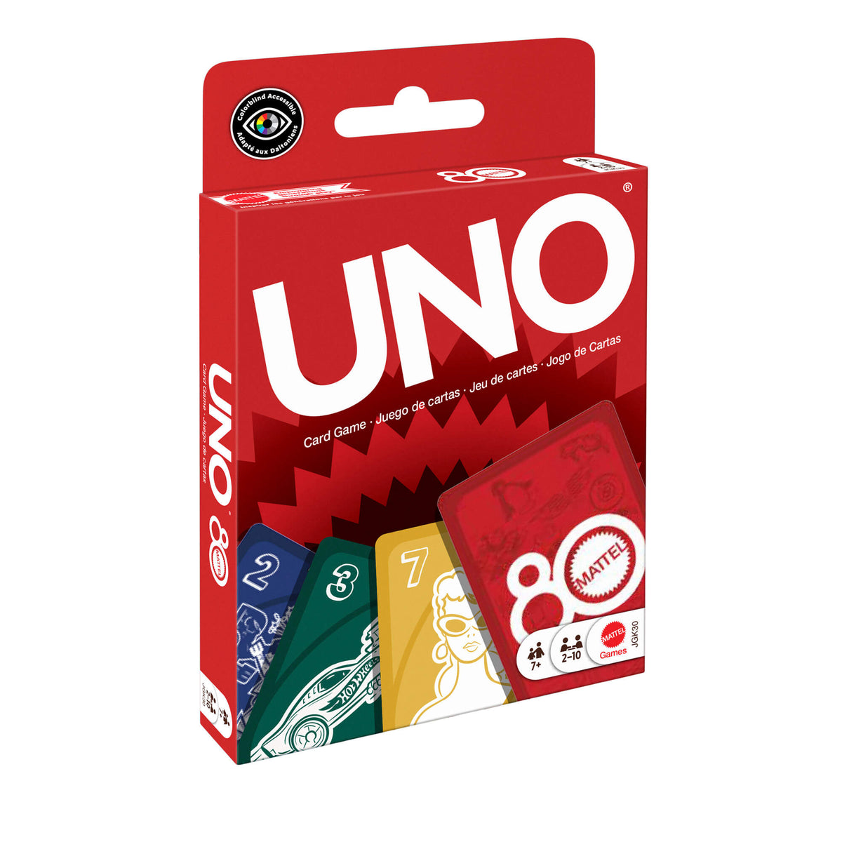 UNO kortos MATTEL 80 (JGK30)