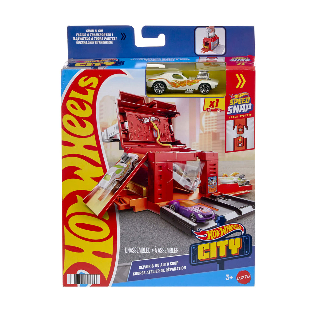 HOT WHEELS CITY PLAY AND GO trasos rinkinys (JHL43)