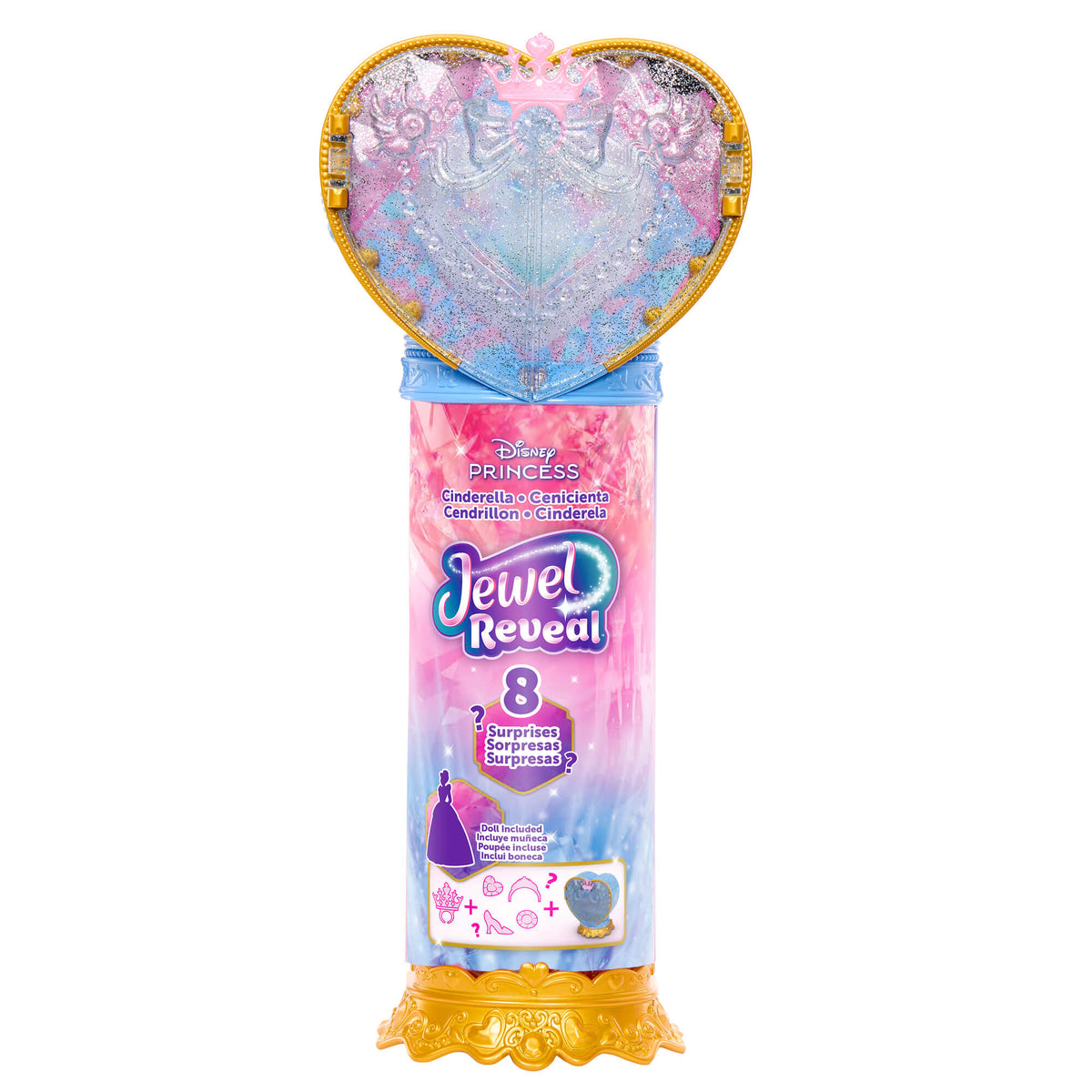 DISNEY PRINCESS JEWEL REVEAL Pelenės siurprizas (JHL50)