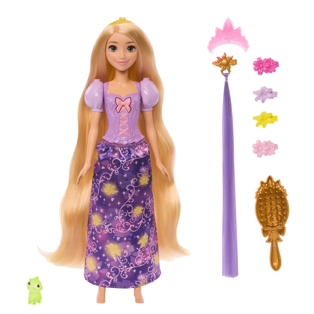 DISNEY PRINCESS RUPUNZEL interaktyvi lėlė Auksaplaukė (JHL46)