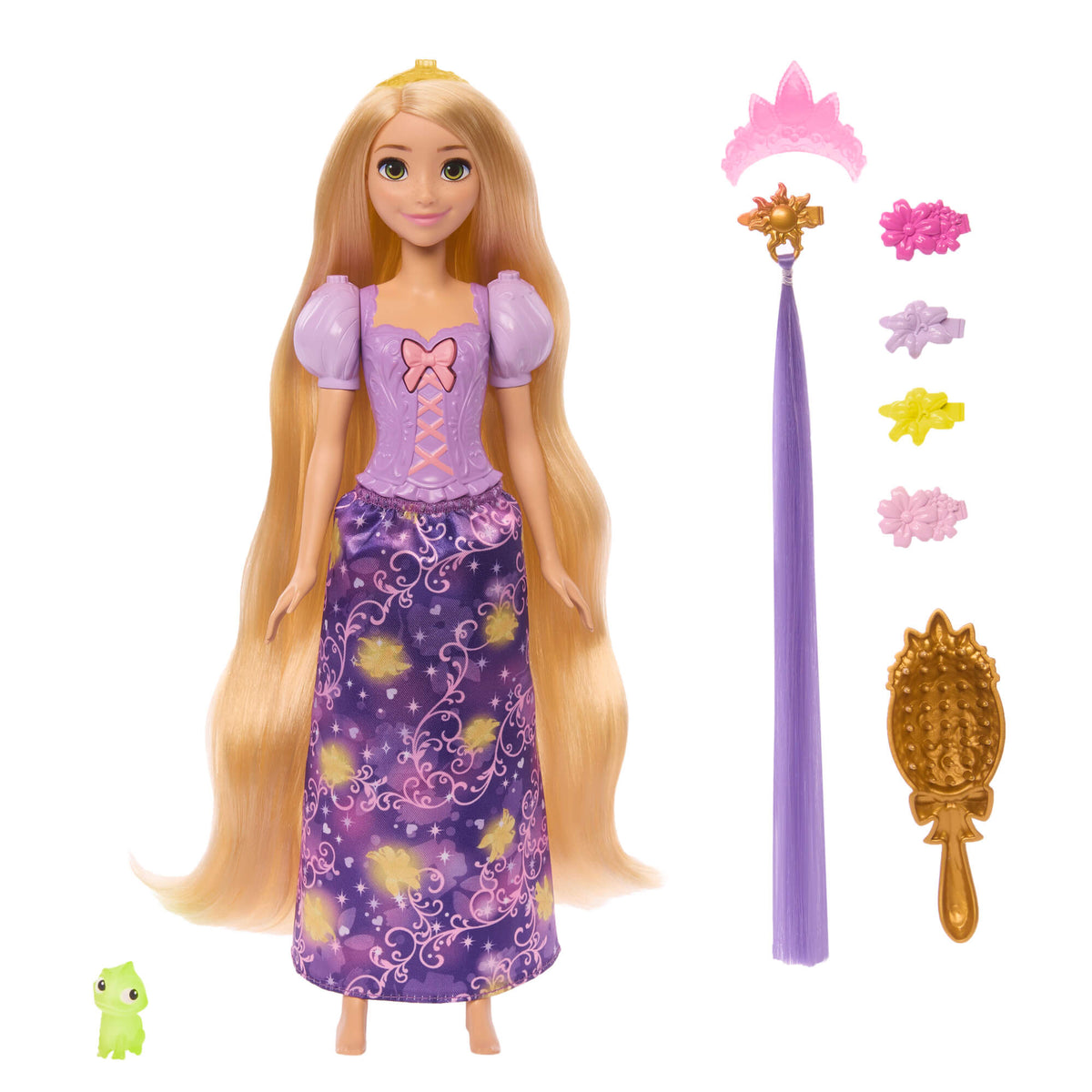 DISNEY PRINCESS RUPUNZEL interaktyvi lėlė Auksaplaukė (JHL46)