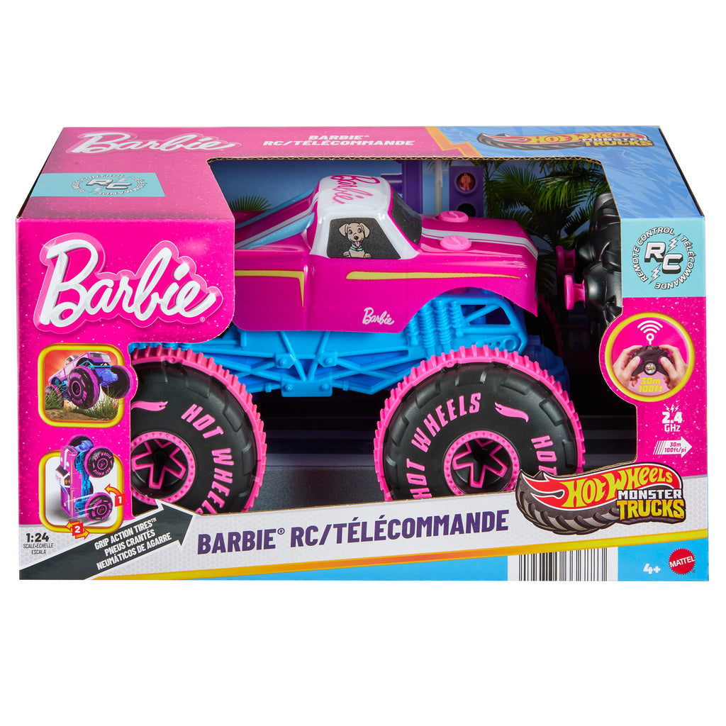 HOT WHEELS MONSTER TRUCKS RC Barbie džipas (JHW58)