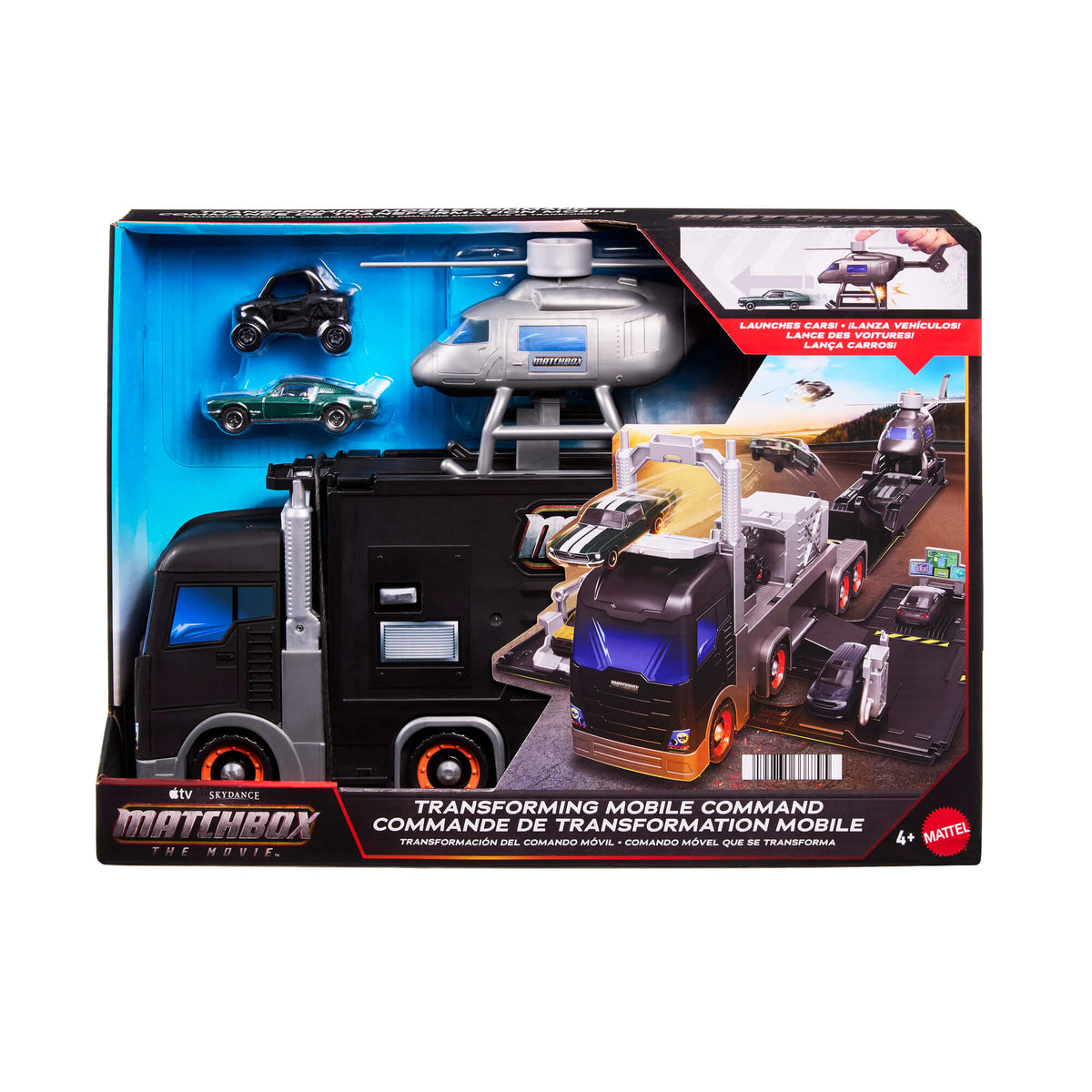 MATCHBOX MOVIE transformuojamas kalnų transporteris su trasa – Mountain Convoy (JJB32)