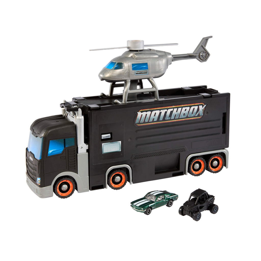 MATCHBOX MOVIE transformuojamas kalnų transporteris su trasa – Mountain Convoy (JJB32)