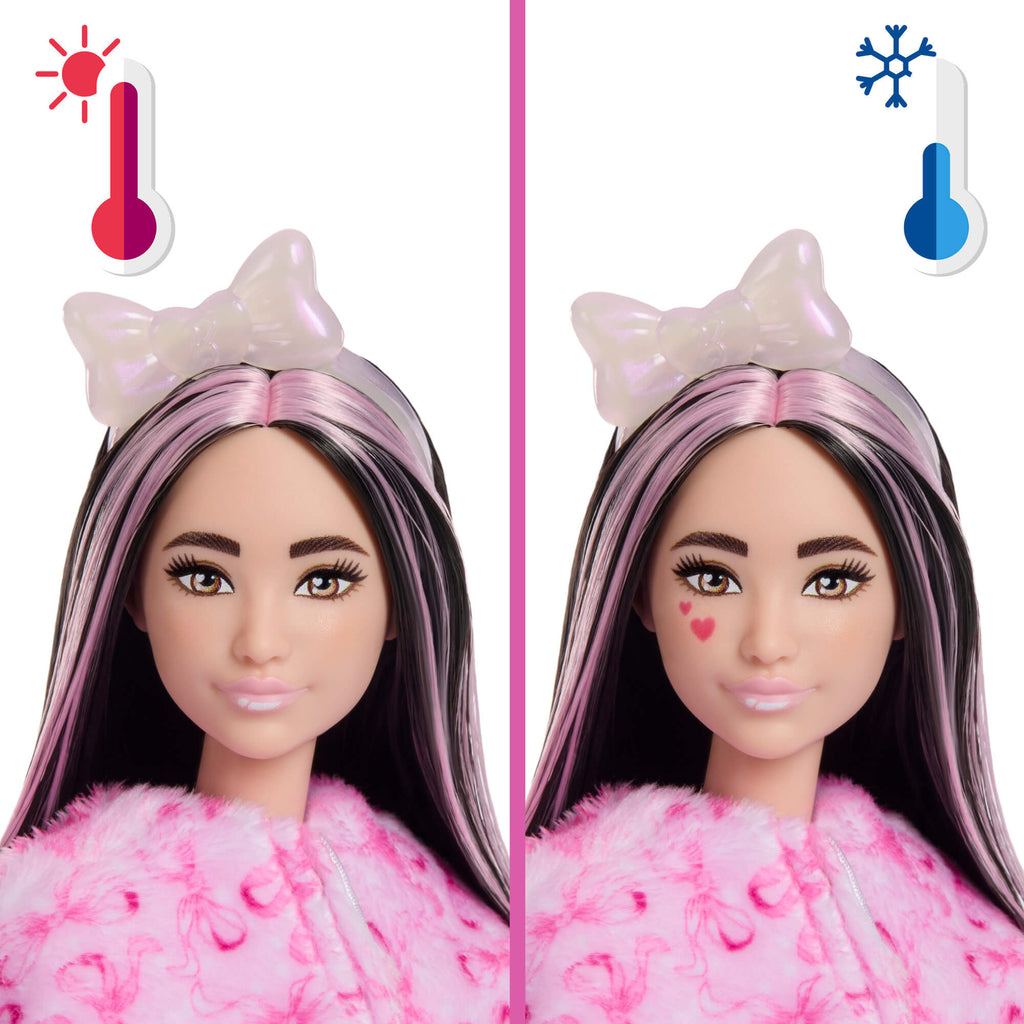 BARBIE CUTIE REVEAL CARE BEARS SWEET BOWS siurprizų rinkinys – avytė (JJP66)