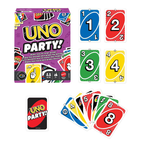 UNO kortos PARTY (atnaujintos) (JJV58)