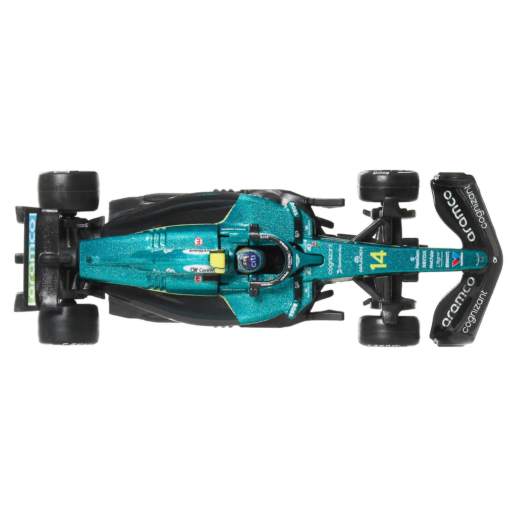 HOT WHEELS PREMIUM F1 Aston Martin Fernando Alonso bolidas 14 (JKD97)