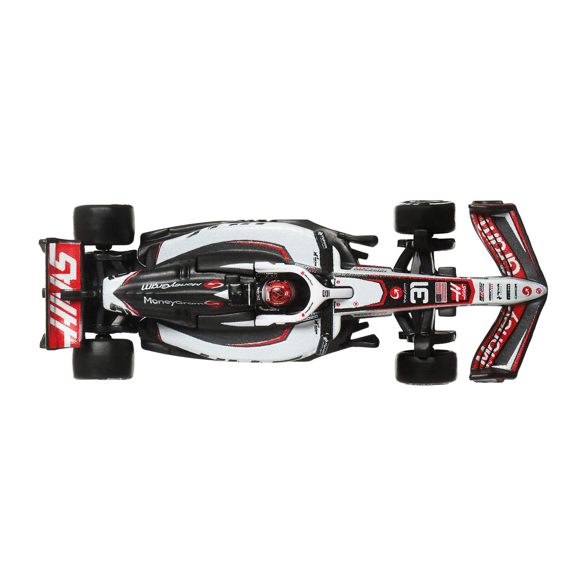HOT WHEELS PREMIUM F1 Haas Esteban Ocon bolidas 31 (JKD78)