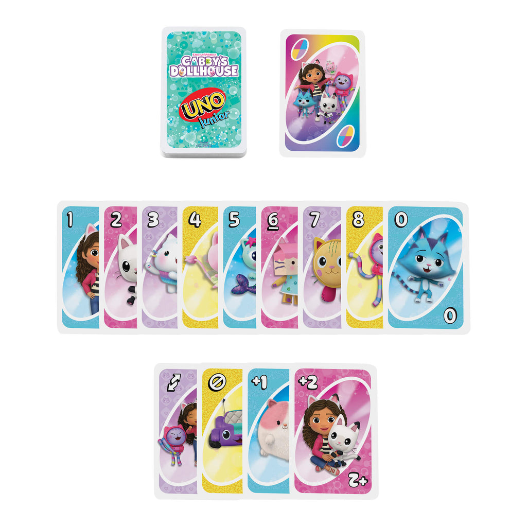 UNO JUNIOR kortos GABBY'S DOLLHOUSE (JLH17)