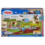 THOMAS & FRIENDS bėgių trasos rinkinys su lokomotyvų depu (JLL36)