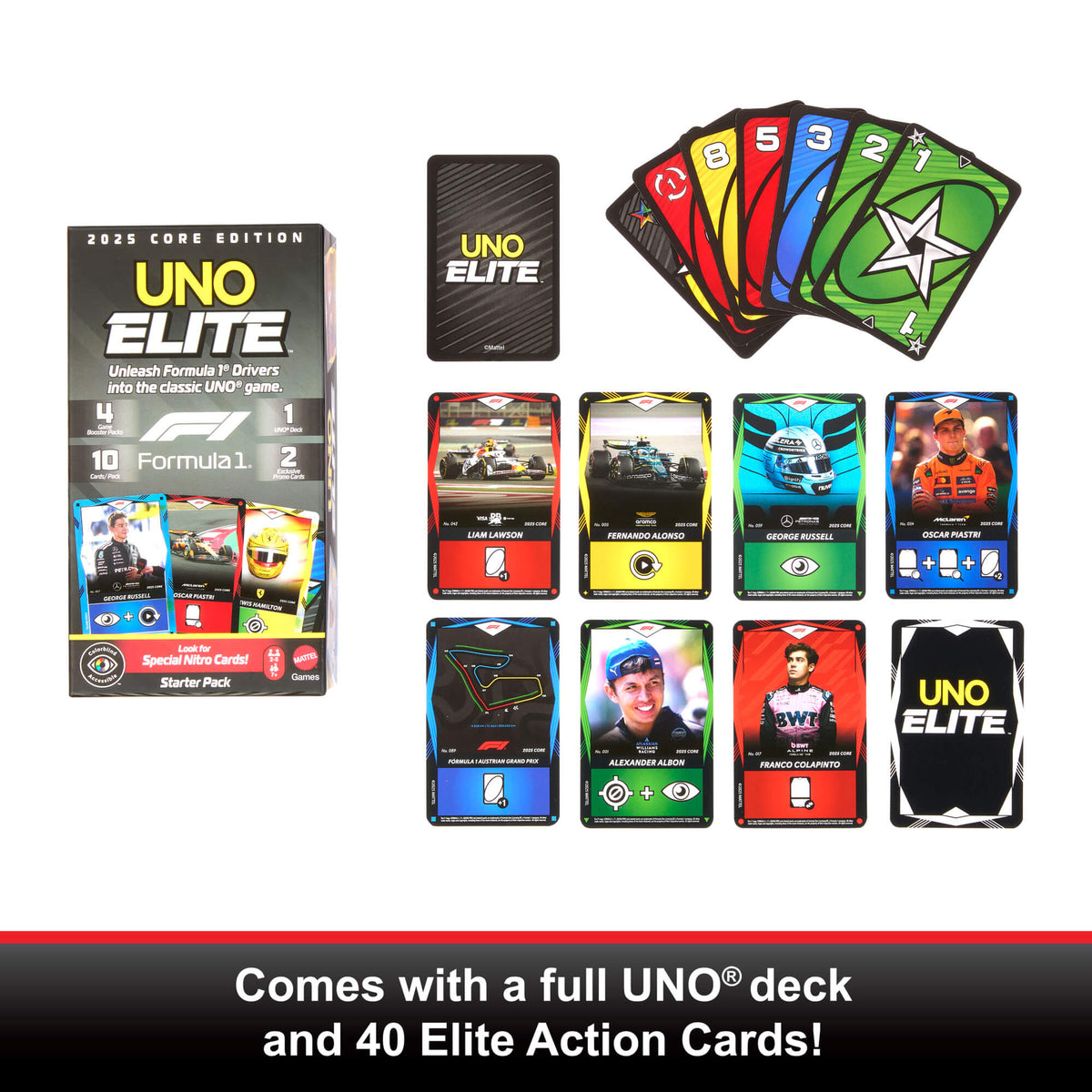 UNO ELITE F-1 kortos (Starter Pack)