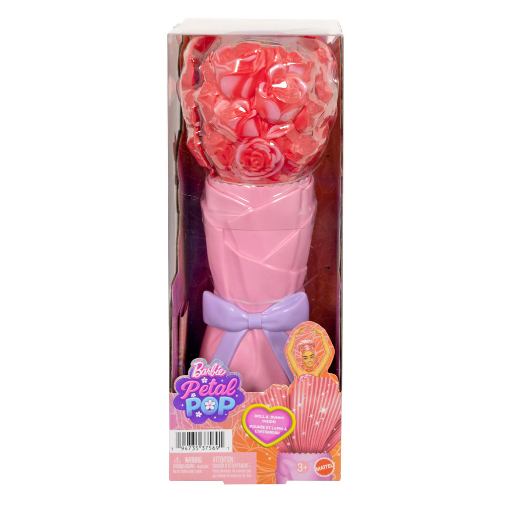 BARBIE ROSE SURPRISE lėlė gėlėje (JMF59)