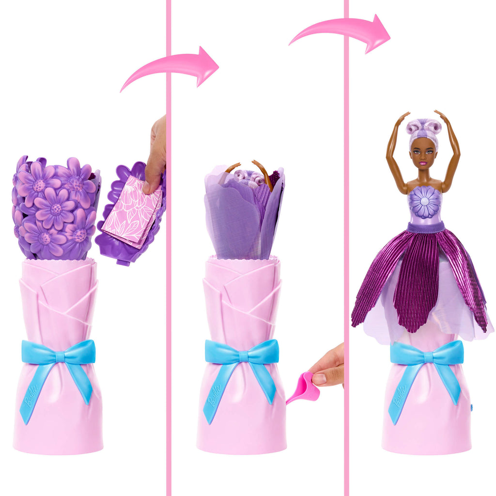 BARBIE DAISY SURPRISE lėlė gėlėje (JMF58)