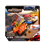 MATCHBOX MOVIE Smalley’s automobilių traiškymo garažas su trasa (JMG56)
