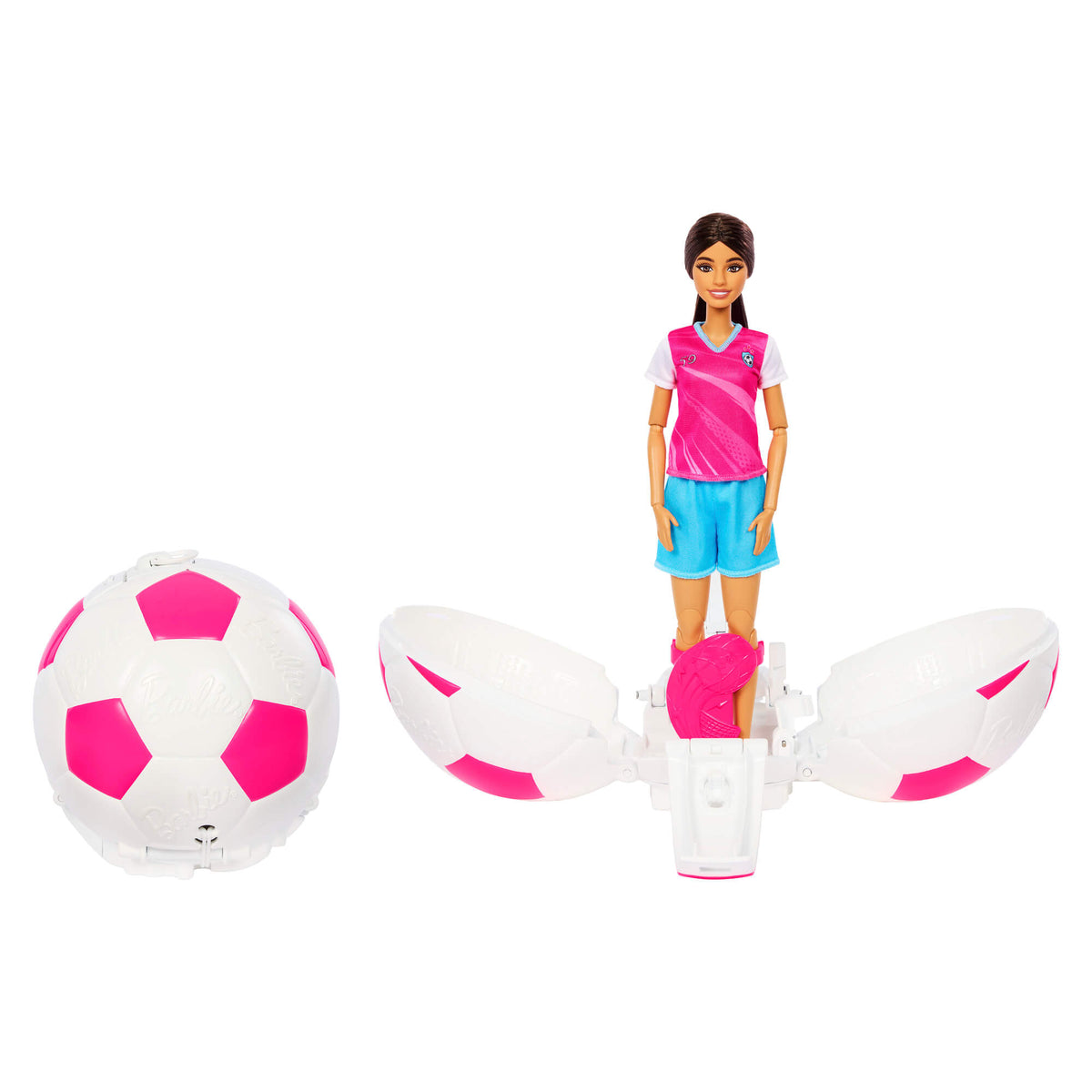 BARBIE ROLL & REVEAL futbolininkės staigmenų rinkinys (JMK20)