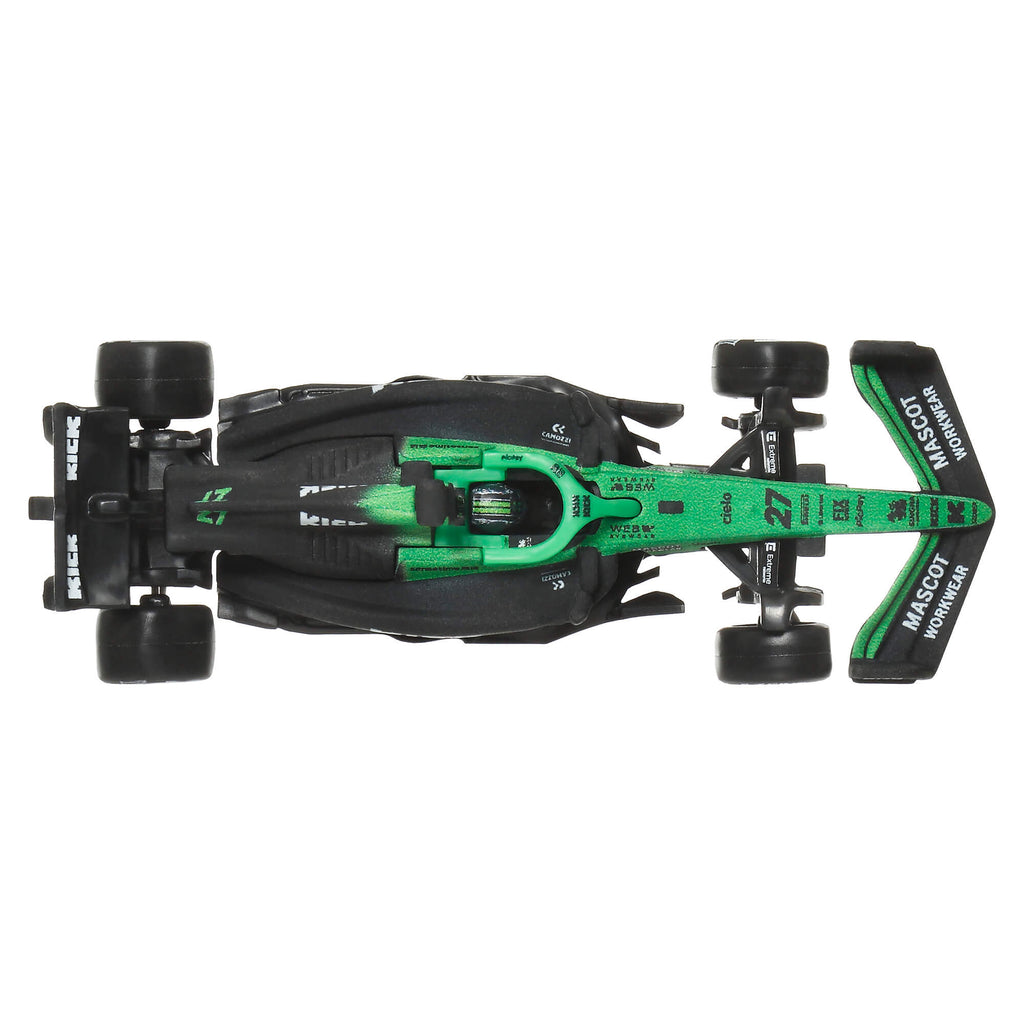 HOT WHEELS PREMIUM F1 Sauber Nico Hulkenberg ir Gabriel Bortoleto bolidai (2 vnt.) (JMM92)