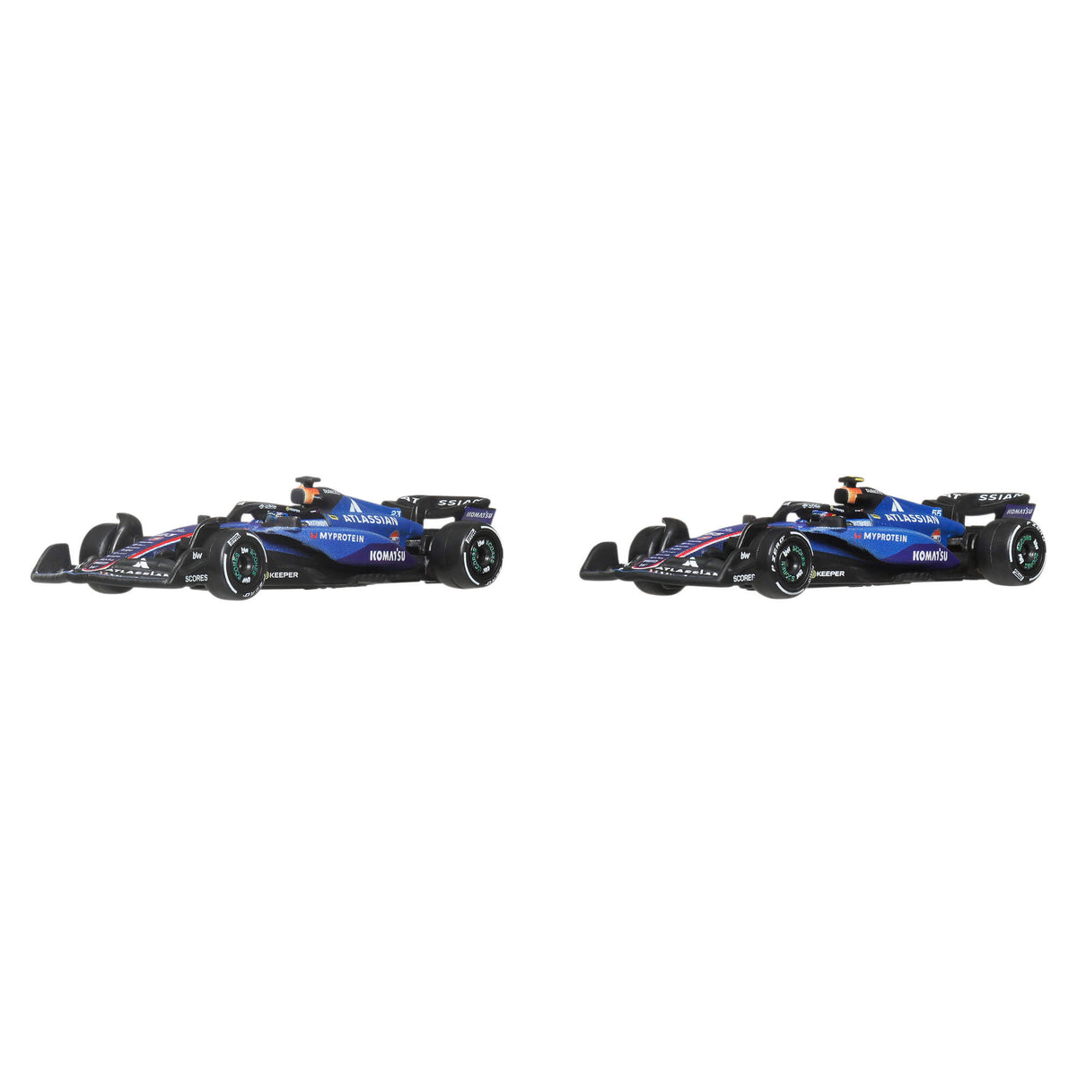 HOT WHEELS PREMIUM F1 Williams Carlos Sainz ir Alexander Albon bolidai (2 vnt.) (JMM98)